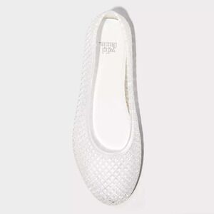 Women's Isabella Jelly Flats - Wild Fable Clear 10 Pull-On Round Toe